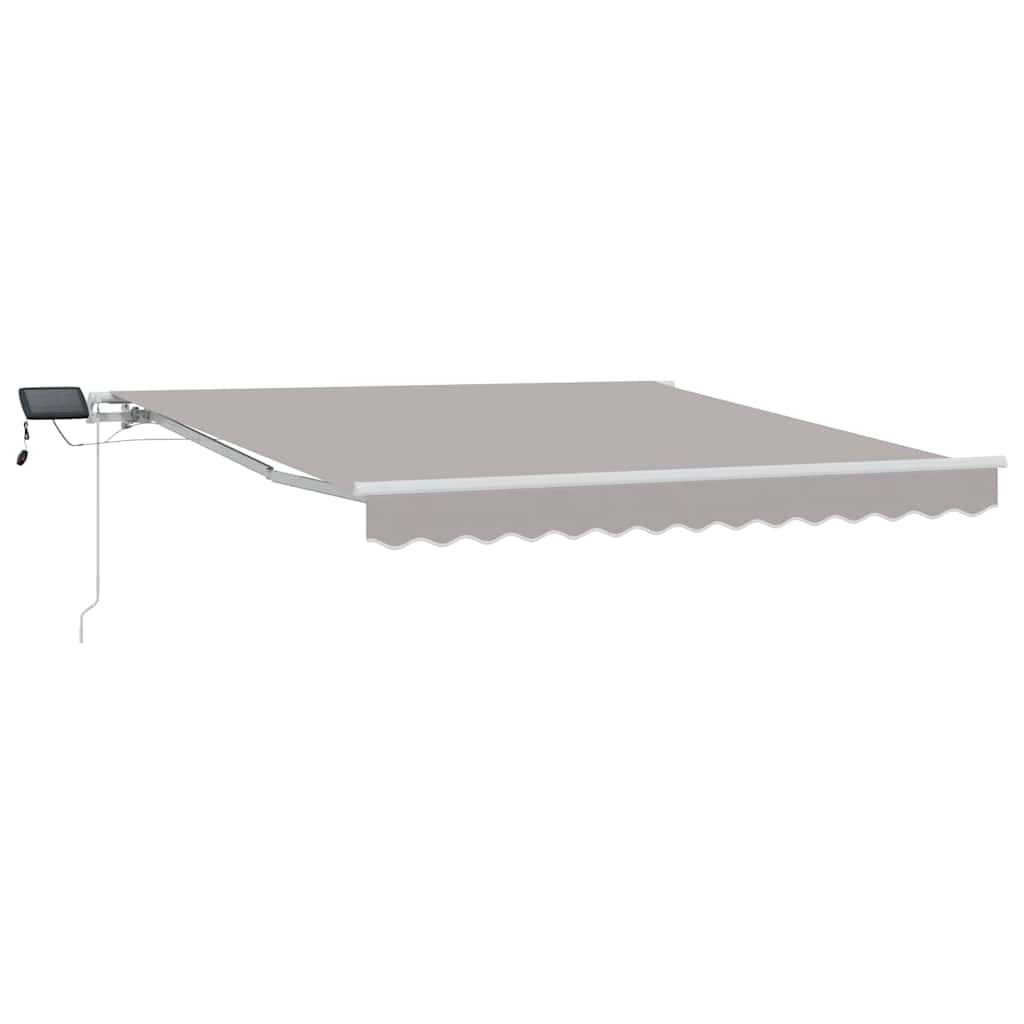 Ombrellone pieghevole Vidaxx grigio chiaro 300 x 250 cm in tessuto e acciaio