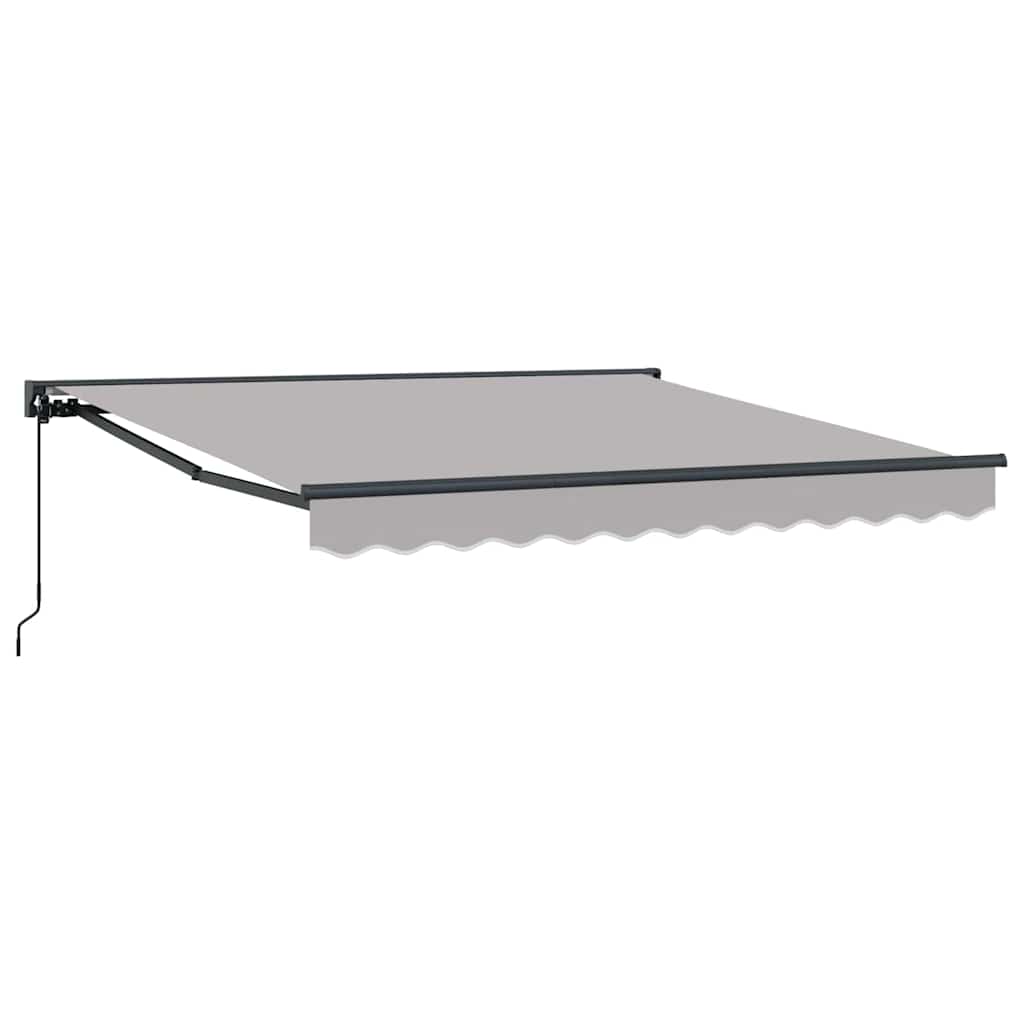 Vidaxl inklapbaar zonnescherm lichtgrijs 300 x 250 cm