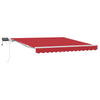 Ombrellone pieghevole Vidaxx rosso 300 x 250 cm tessuto e acciaio