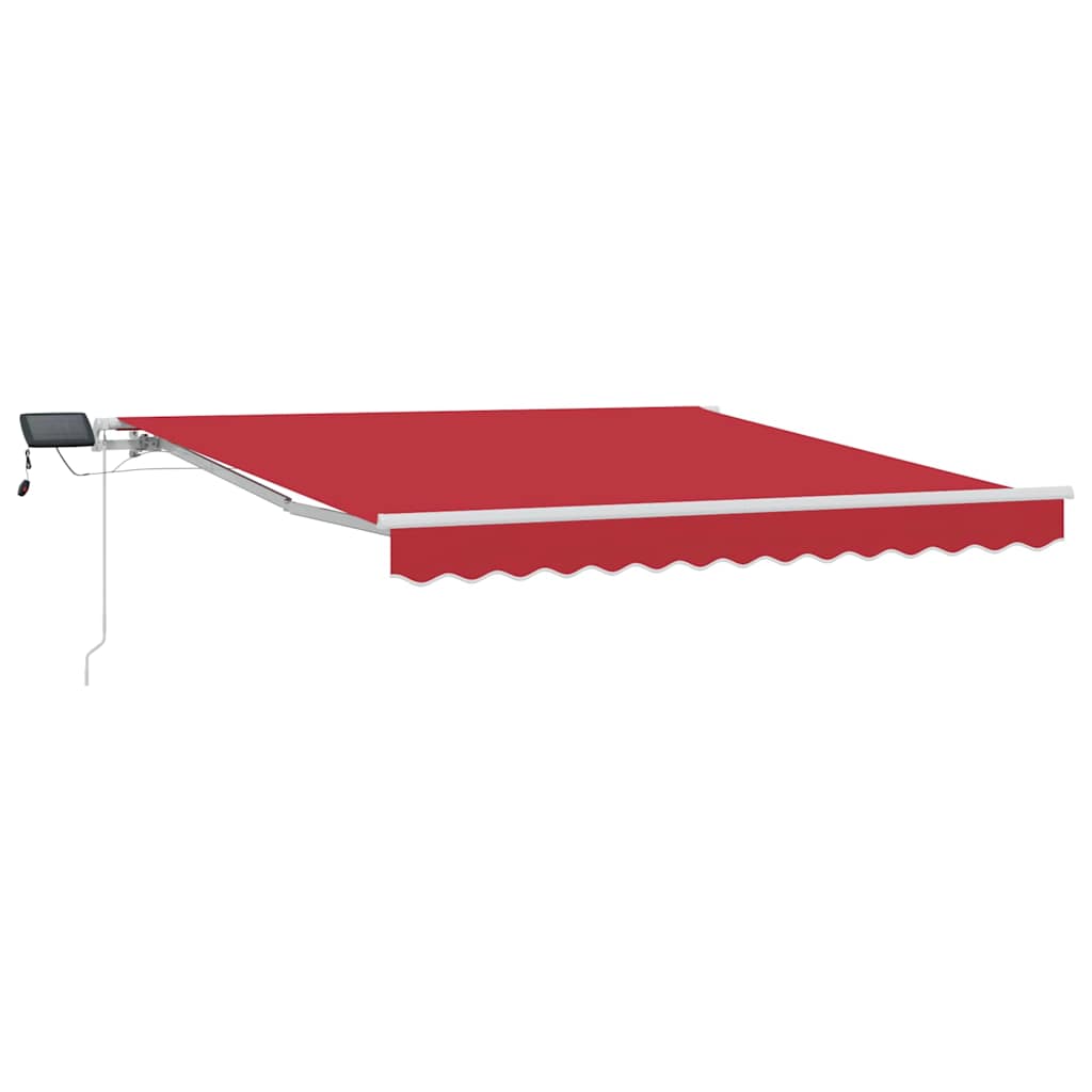 Ombrellone pieghevole Vidaxx rosso 300 x 250 cm tessuto e acciaio