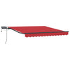 Ombrellone pieghevole Vidaxx rosso 300 x 250 cm in tessuto