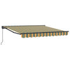 Vidaxx sombrilla plegable verde y amarillo 300 x 250 cm