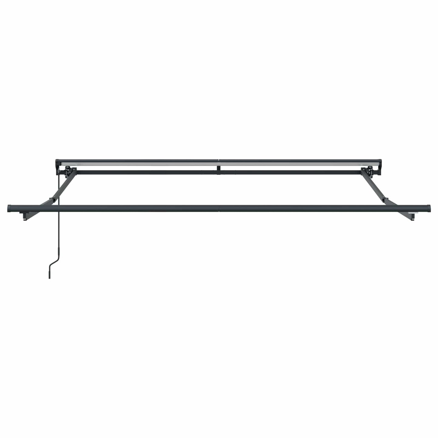 Ombrellone pieghevole Vidaxx blu e bianco 350 x 250 cm