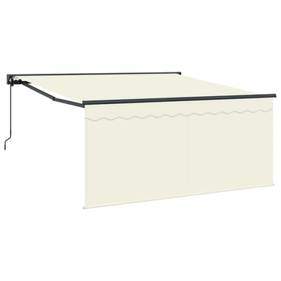 Vidaxx sombrilla plegable crema 350 x 250 cm