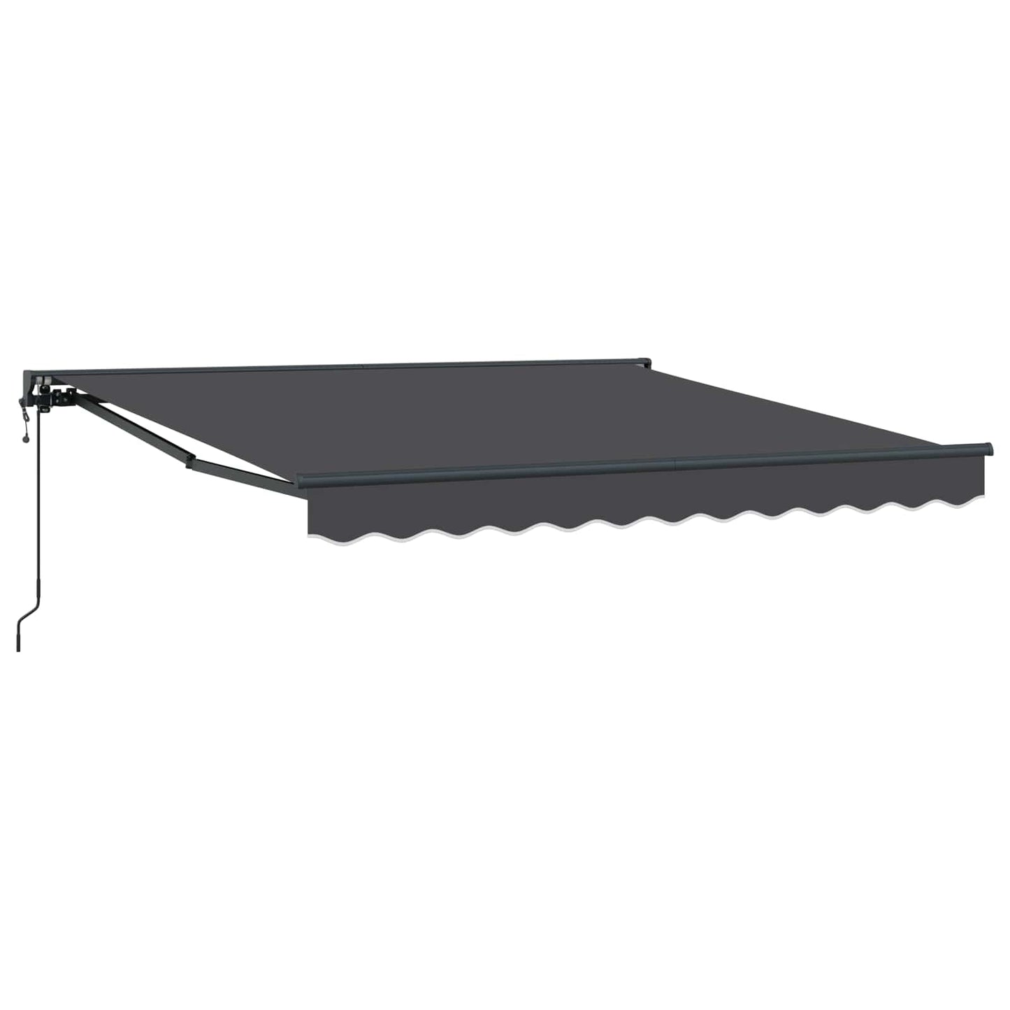 Vidaxl inklapbaar zonnescherm antraciet 350 x 250 cm