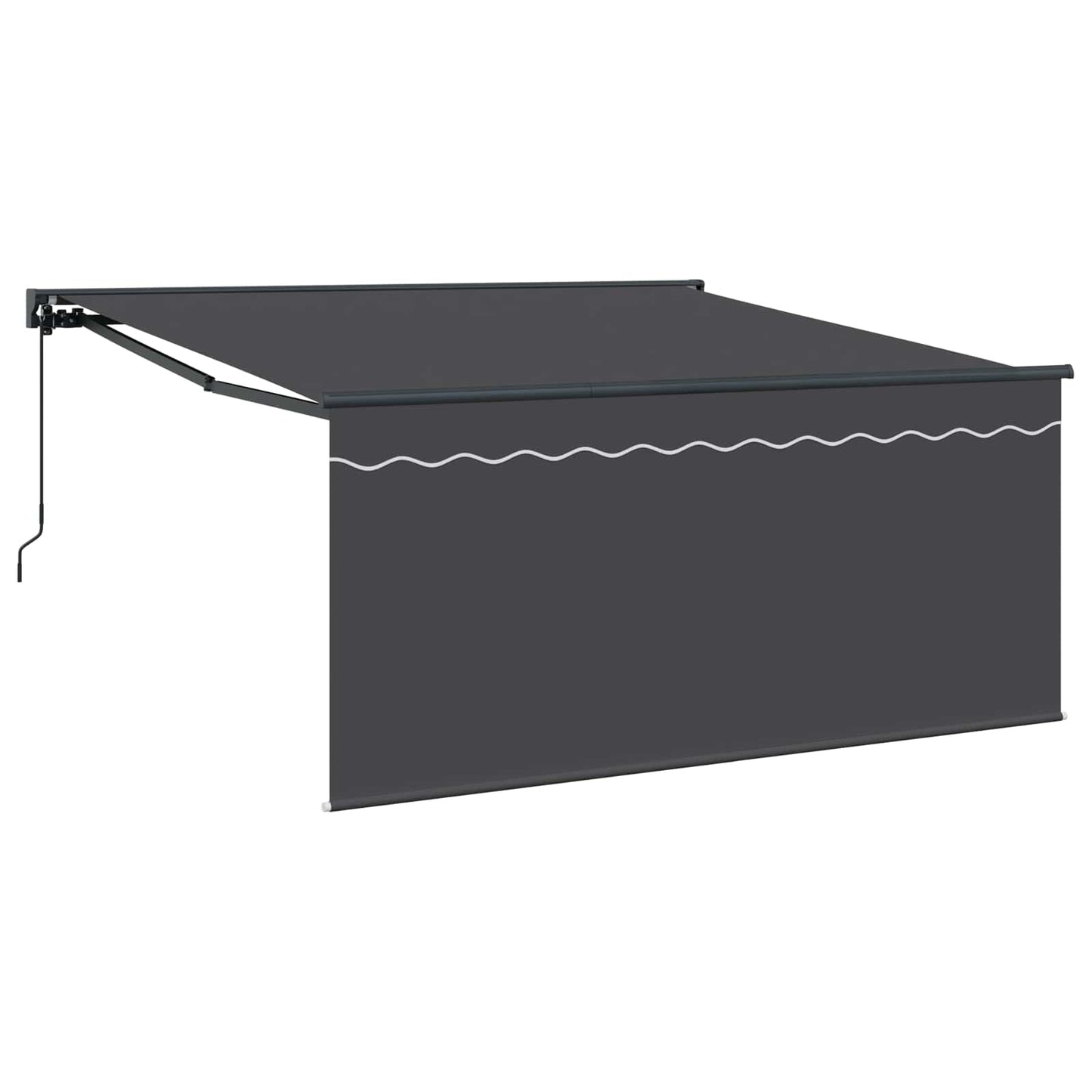 Tenda da sole pieghevole Vidaxx antracite 350 x 300 cm