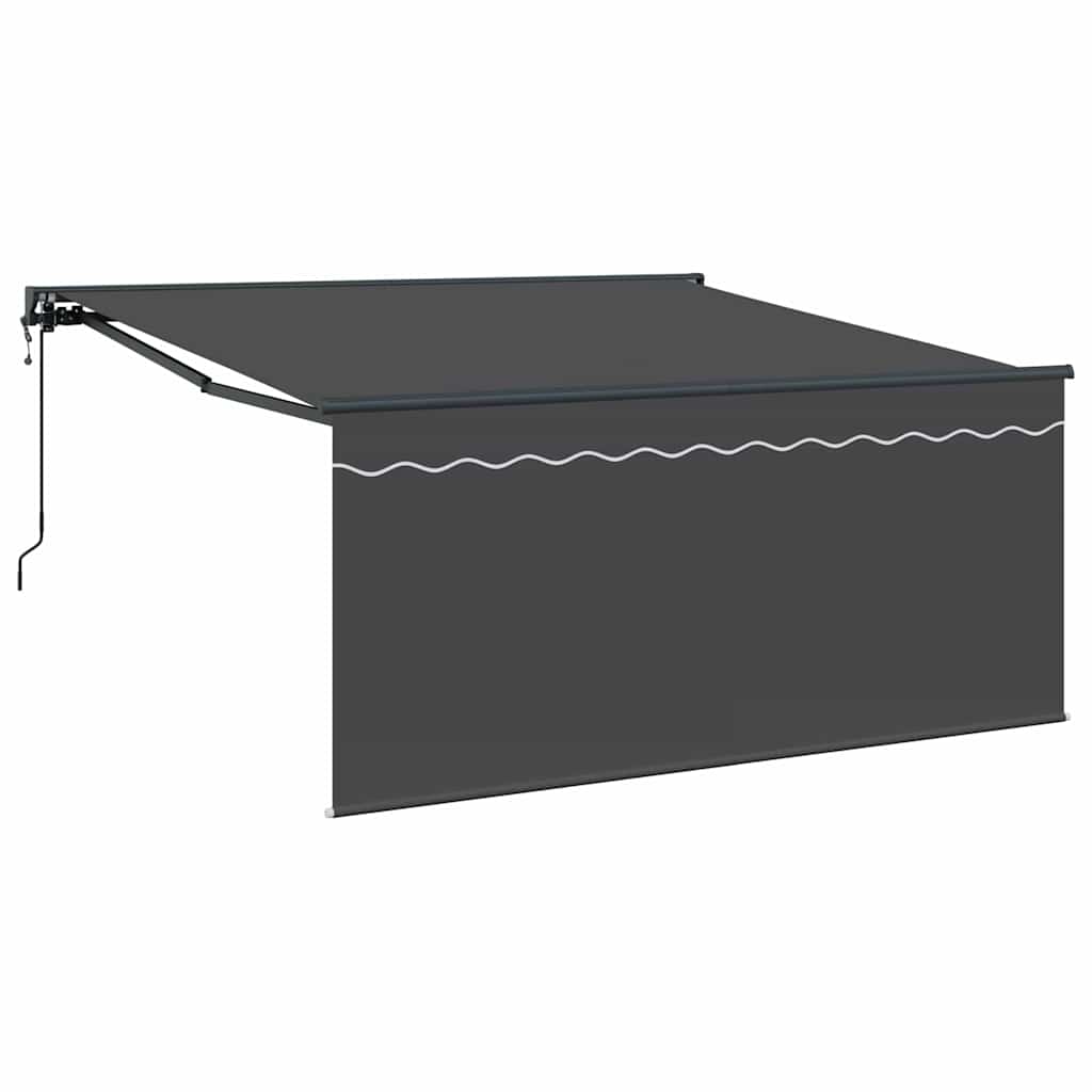 Vidaxl inklapbaar zonnescherm antraciet 350 x 250 cm