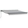 Ombrellone pieghevole Vidaxx antracite e bianco 350 x 250 cm