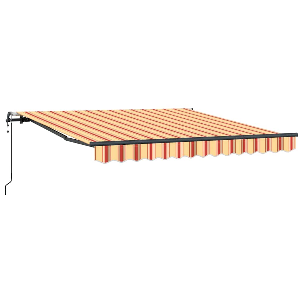 Ombrellone pieghevole Vidaxx giallo e arancione 350 x 250 cm