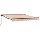 Ombrellone pieghevole Vidaxx blu e arancione 350 x 250 cm