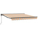 Ombrellone pieghevole Vidaxx blu e arancione 350 x 250 cm
