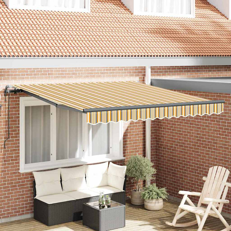 Vidaxl inklapbaar zonnescherm multikleur 350 x 250 cm