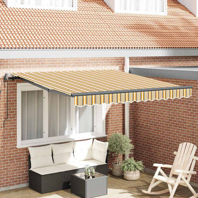 Vidaxl inklapbaar zonnescherm multikleur 350 x 250 cm