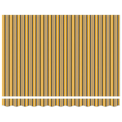 Vidaxx parasol plegable amarillo y gris 350 x 250 cm