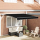 Ombrellone pieghevole Vidaxx in tessuto nero 350 x 250 cm