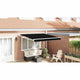 Ombrellone pieghevole Vidaxx in tessuto nero 350 x 250 cm