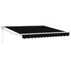 Ombrellone pieghevole Vidaxx in tessuto nero 350 x 250 cm