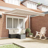 Ombrellone pieghevole Vidaxx beige 350 x 250 cm