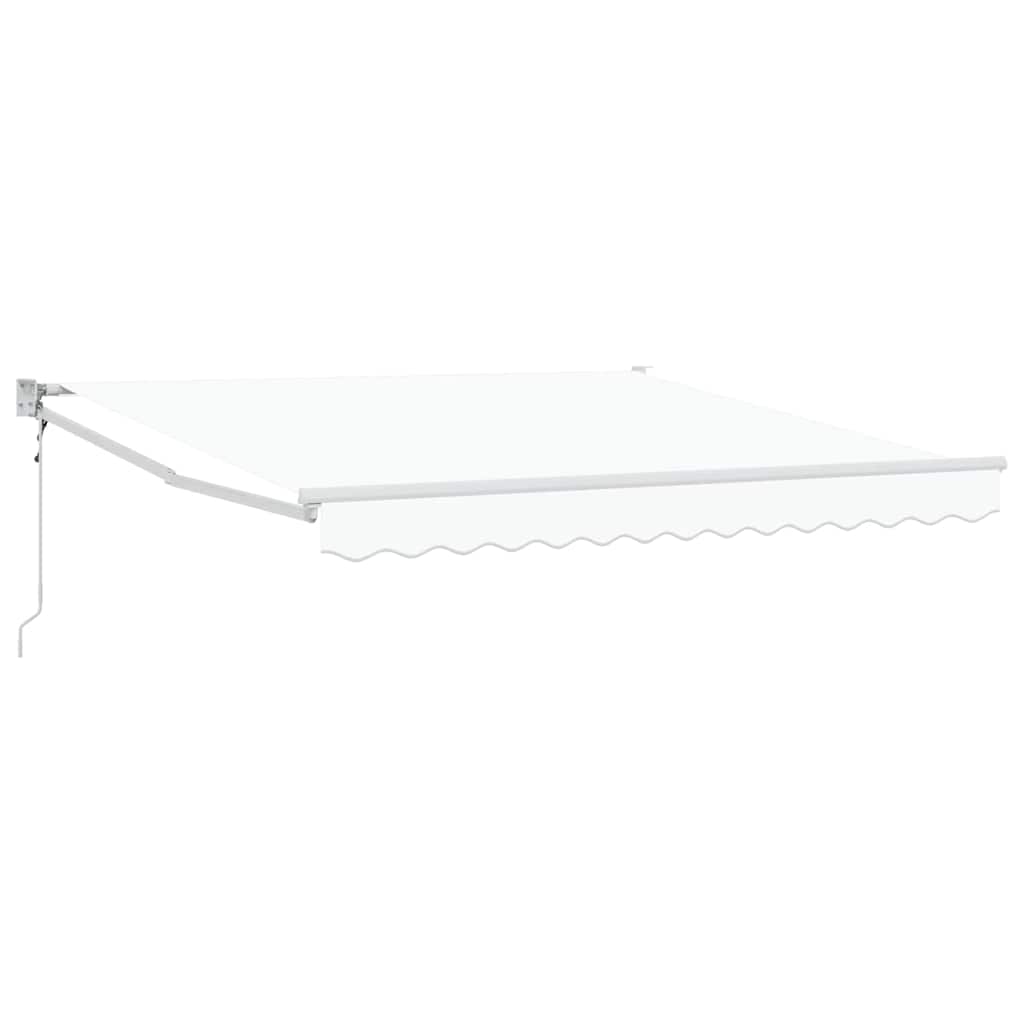 Ombrellone pieghevole VidaXL tessuto bianco 350 x 250 cm