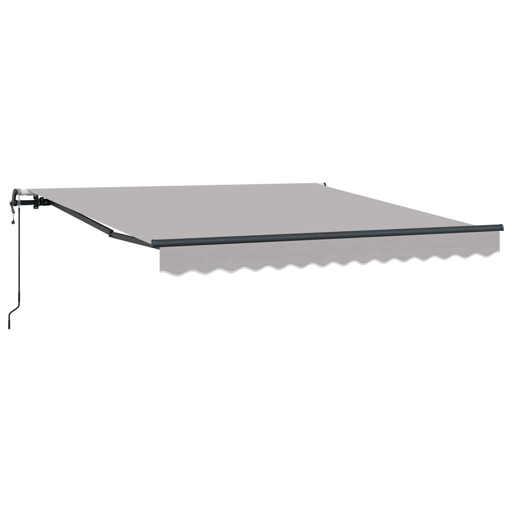 Ombrellone pieghevole Vidaxx grigio chiaro 350 x 250 cm