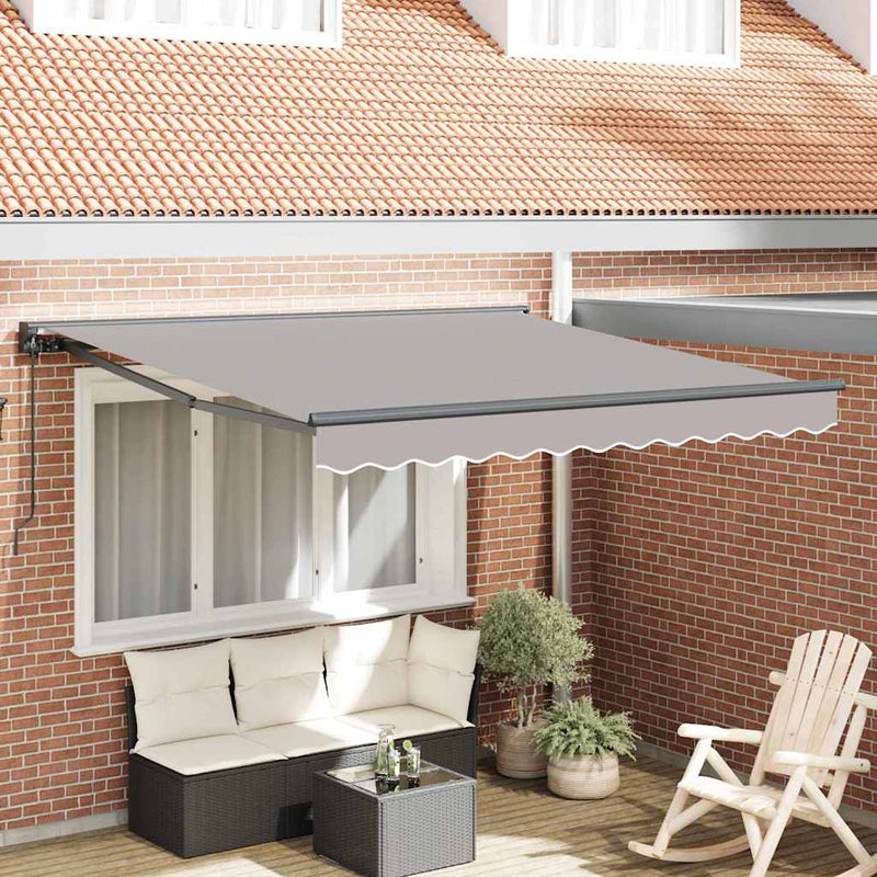 Ombrellone pieghevole Vidaxx grigio chiaro 350 x 250 cm