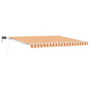 Tenda pieghevole Vidaxx con telo giallo e arancione 400×300 cm