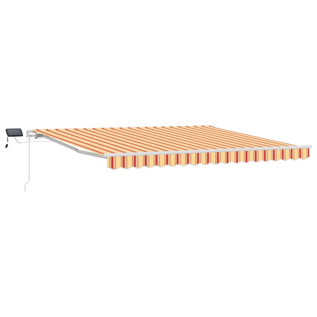 Tenda pieghevole Vidaxx con telo giallo e arancione 400×300 cm