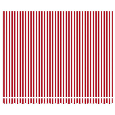 Ombrellone pieghevole Vidaxx rosso e bianco 400×300 cm
