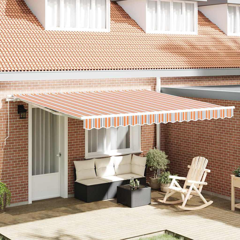 Vidaxl inklapbaar zonnescherm multikleur 400 × 300 cm