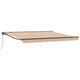 Ombrellone pieghevole Vidaxx blu e arancione 400×300 cm