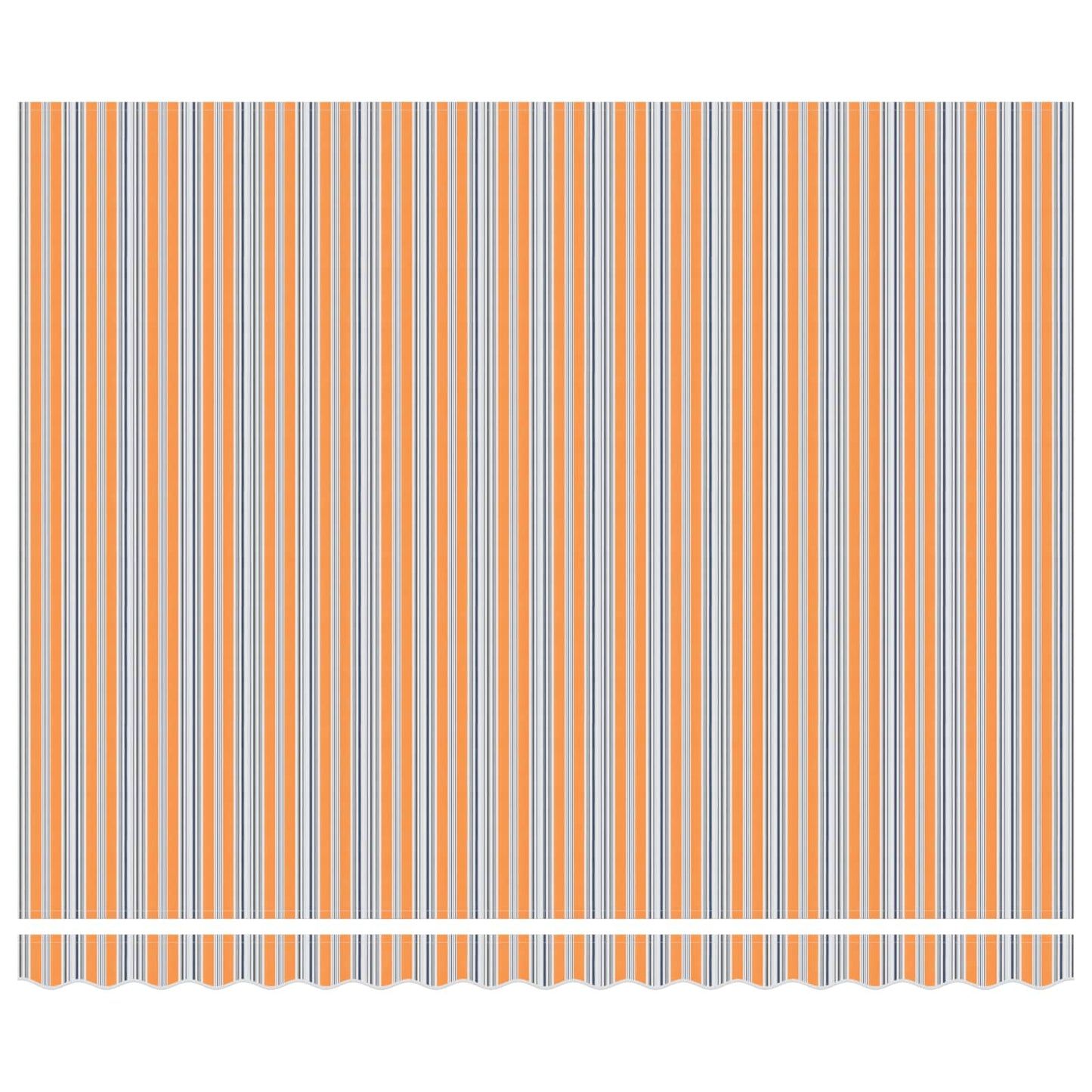 Ombrellone pieghevole Vidaxx blu e arancione 400×300 cm