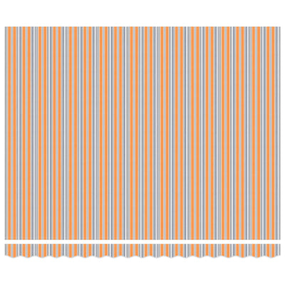 Vidaxx Sombrilla plegable azul y naranja 400×300 cm