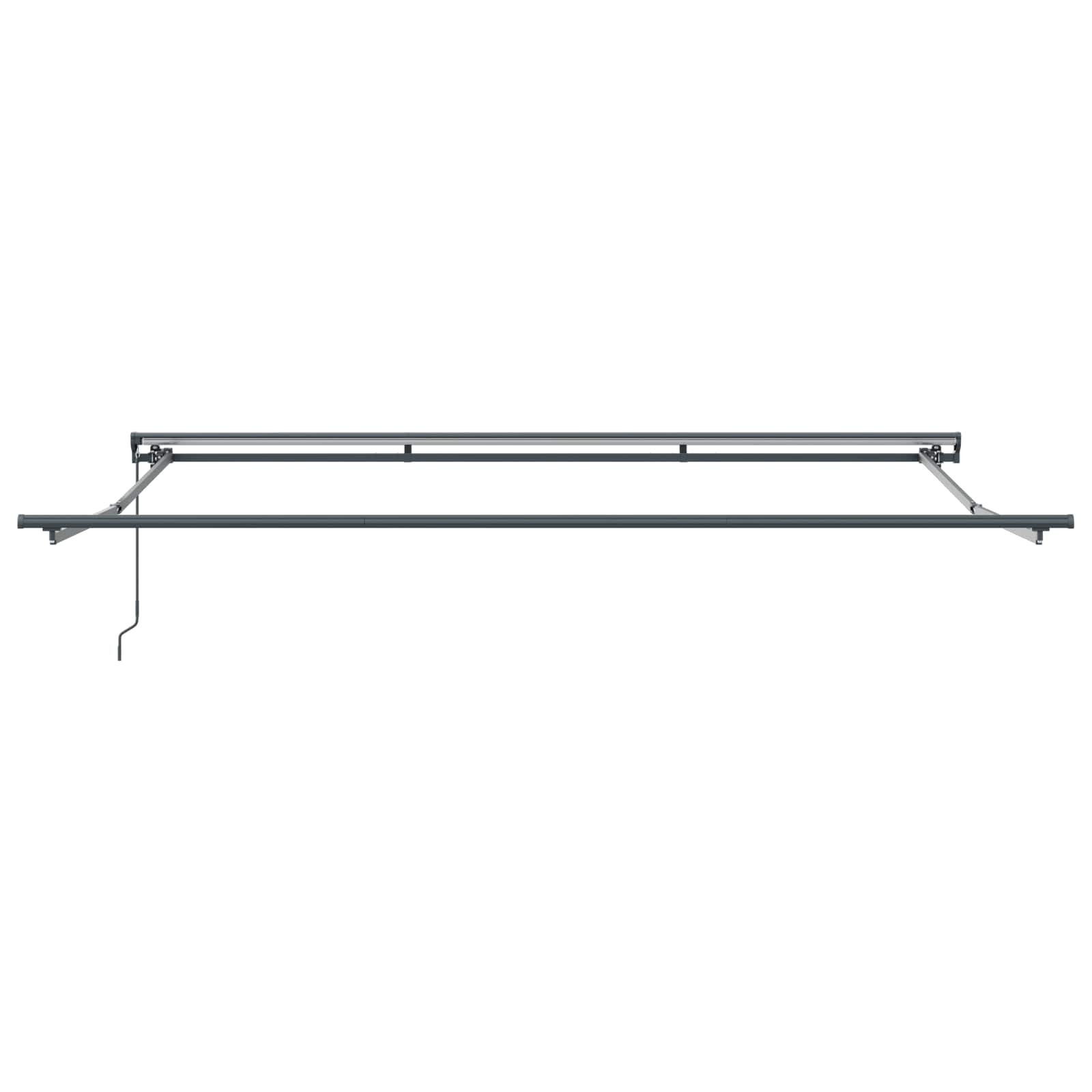 Vidaxx Sombrilla plegable azul y naranja 400×300 cm