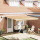 Vidaxx parasole pieghevole multicolor 400×300 cm tessuto e acciaio
