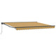 Ombrellone pieghevole Vidaxx giallo e grigio 400×300 cm