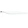 Vidaxx Parasol plegable blanco 400×300 cm tela y acero