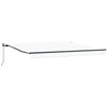 Ombrellone pieghevole Vidaxx bianco 400×300 cm poliestere e acciaio