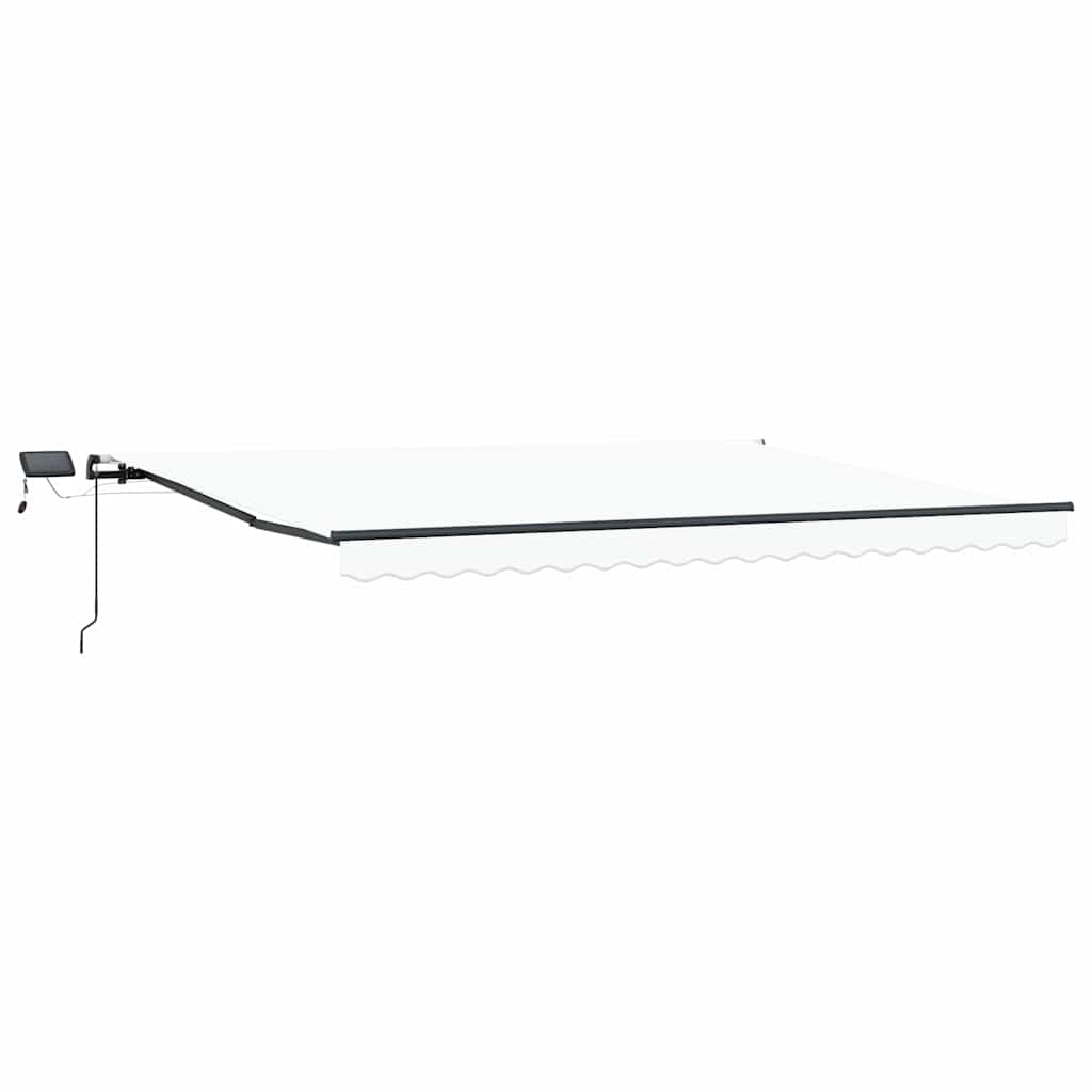 Ombrellone pieghevole Vidaxx tessuto bianco 400×300 cm