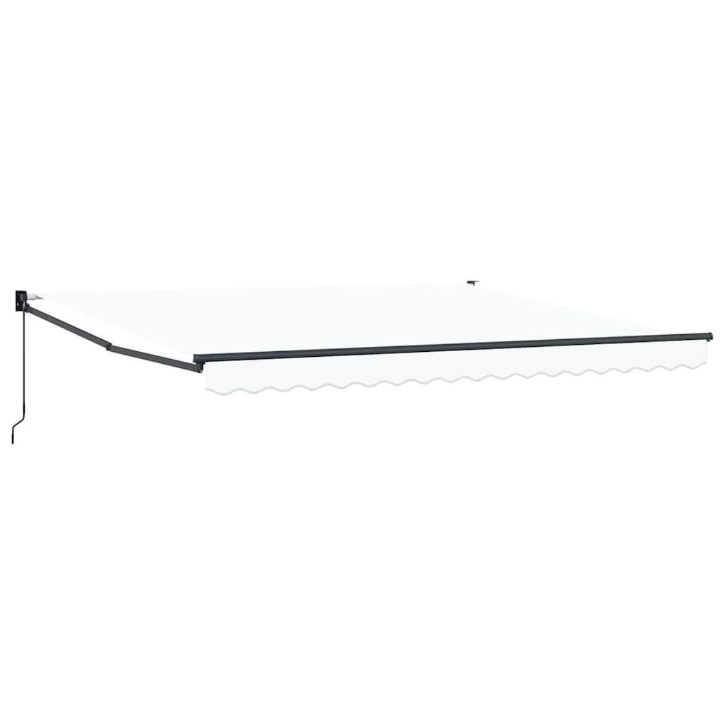 Ombrellone pieghevole Vidaxx bianco 400×300 cm poliestere e alluminio