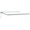 Vidaxx Sombrilla plegable blanco 400×300 cm poliéster y metal