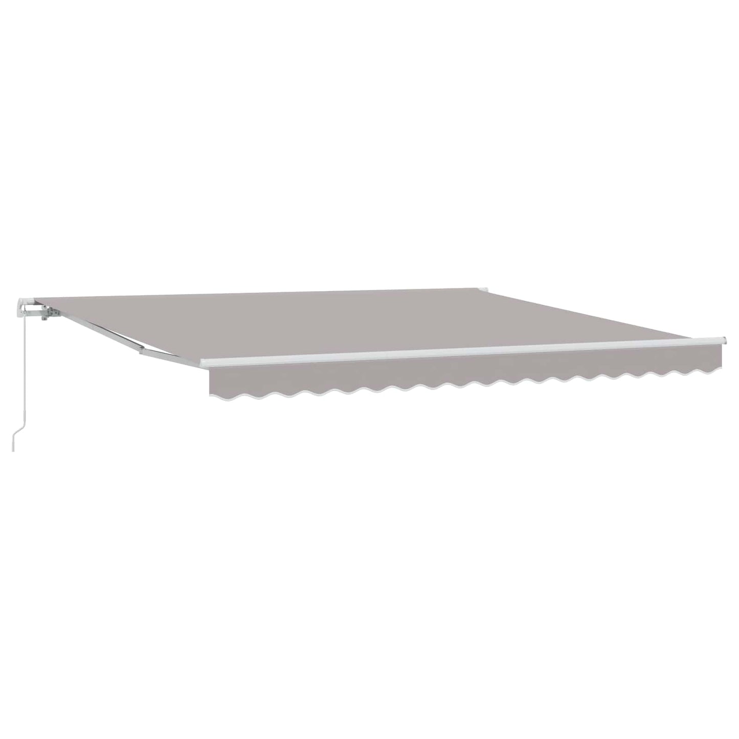 Vidaxl inklapbaar zonnescherm lichtgrijs 400 × 300 cm