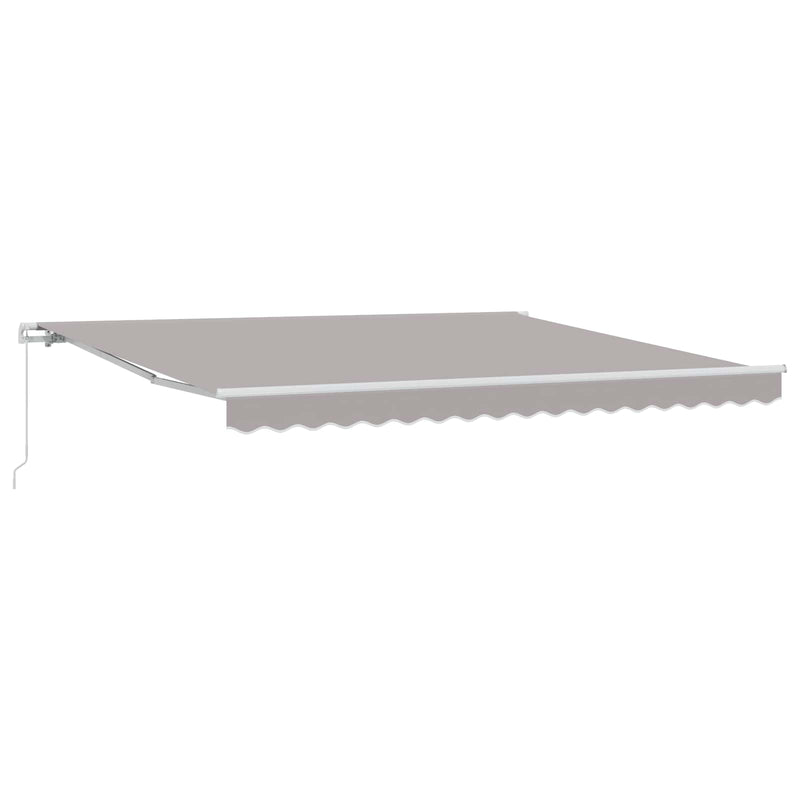 Tenda da sole pieghevole Vidaxx grigio chiaro 400 × 300 cm