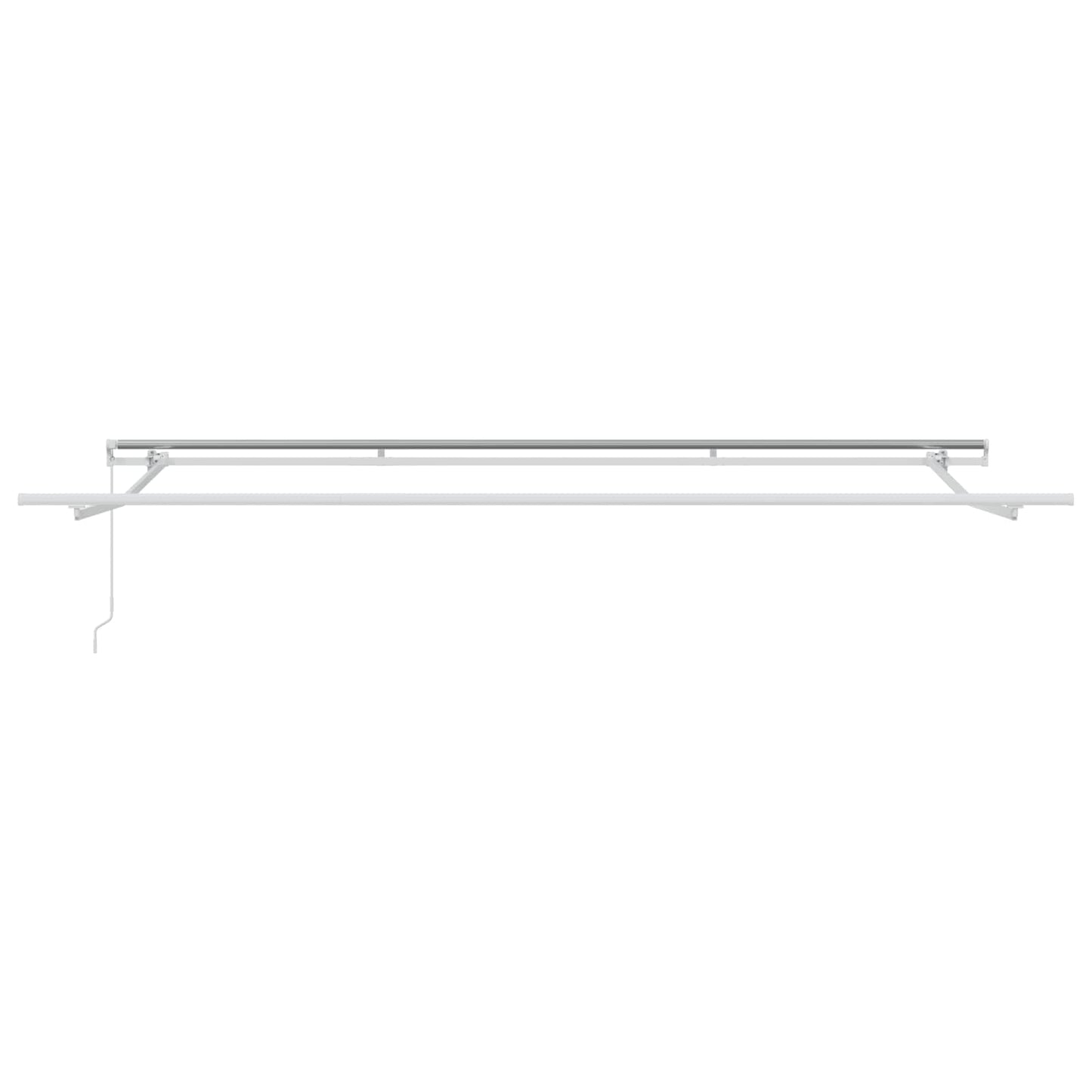 Vidaxl inklapbaar zonnescherm lichtgrijs 400 × 300 cm