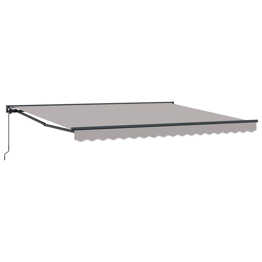 Toldo plegable vidaxx gris claro 400×300 cm