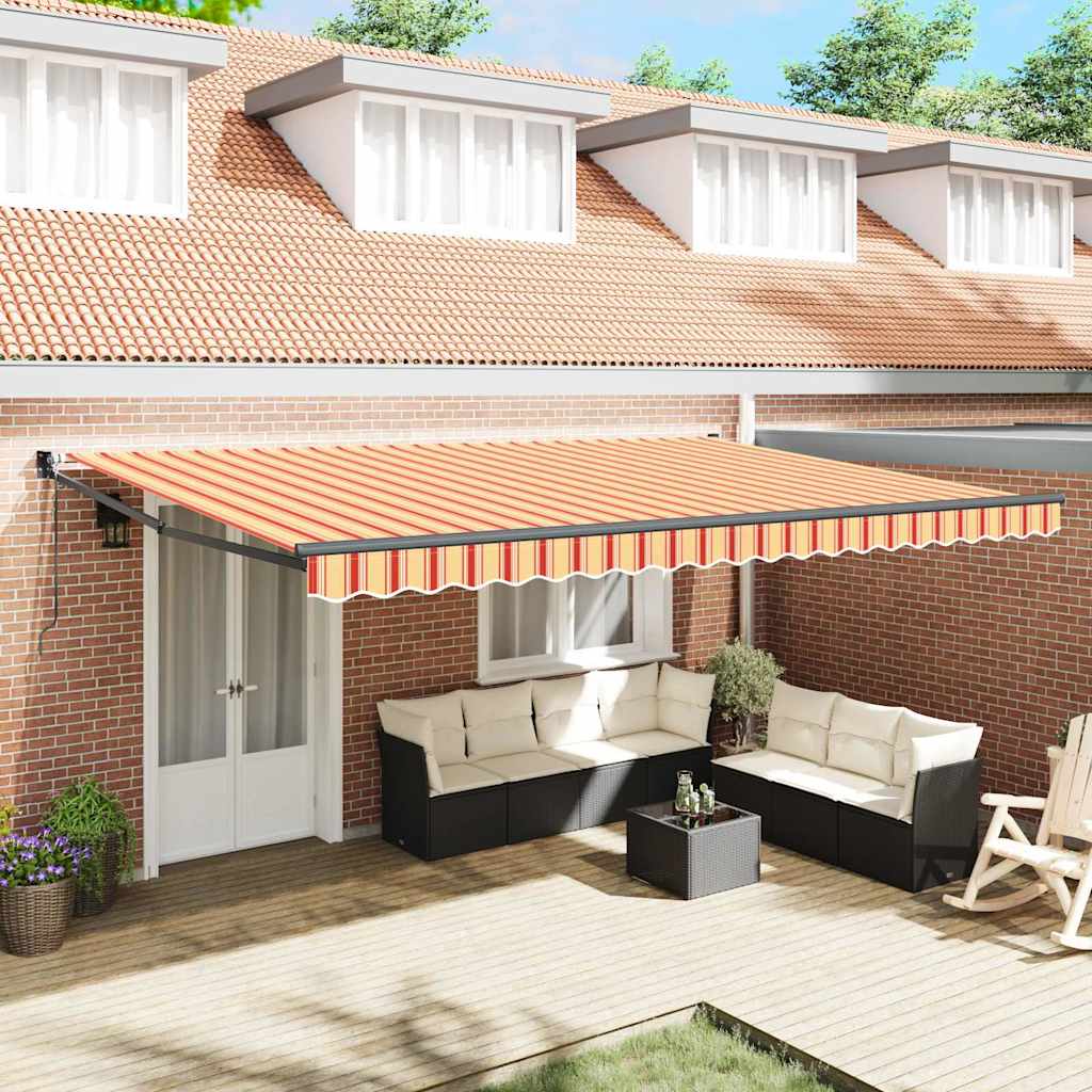 Tenda da sole Vidaxx crema 500 x 300 x 165 cm poliestere e metallo