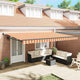 Toldo vidaxx crema 500 x 300 x 165 cm poliéster y metal