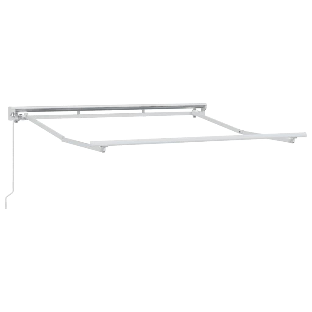 Vidaxl zijde frame wit 2,5 x 2 m poedercoating staal