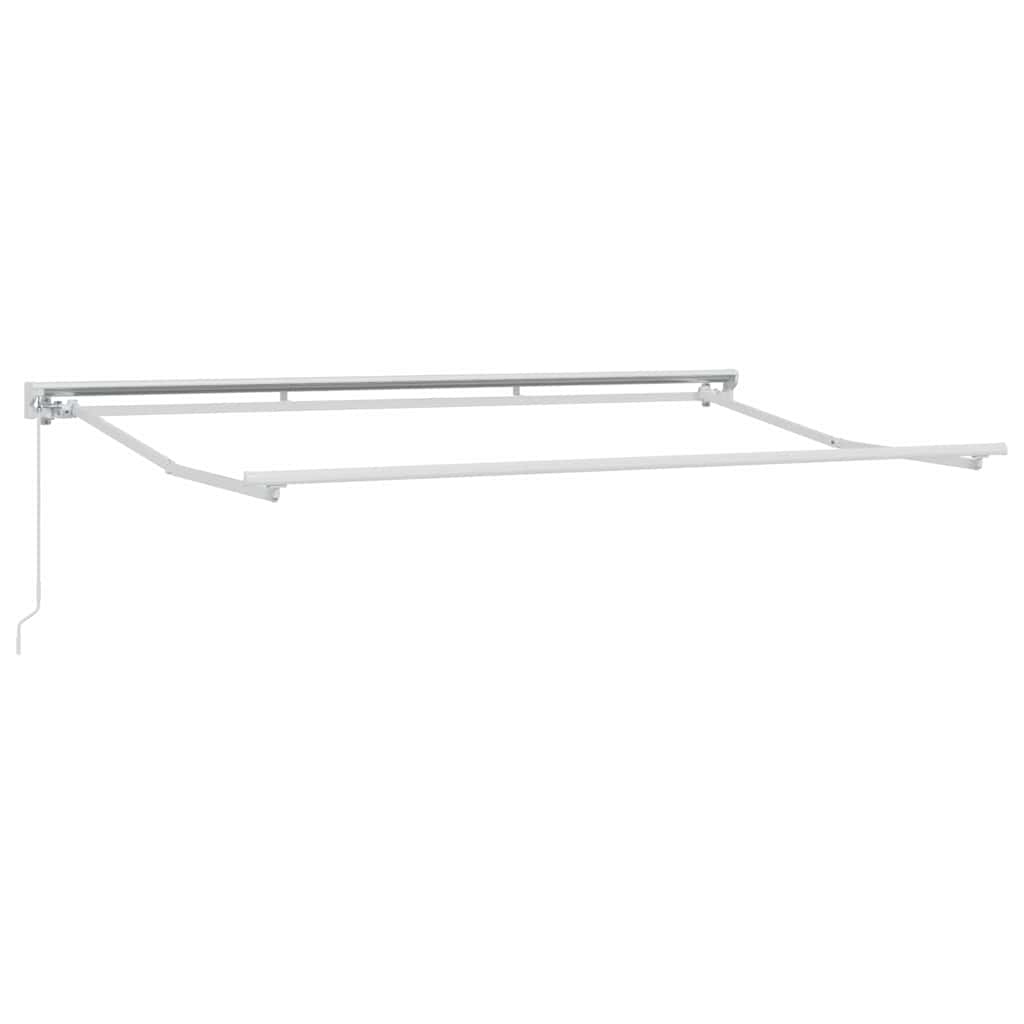 Vidaxl zijde frame wit 3,5 x 2 m poedercoating staal
