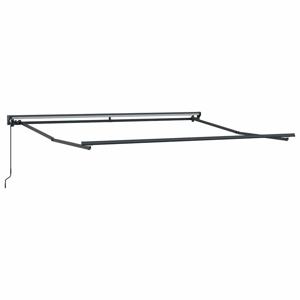 Vidaxl zijde frame antraciet 3,5 x 2,5 m poedercoating staal