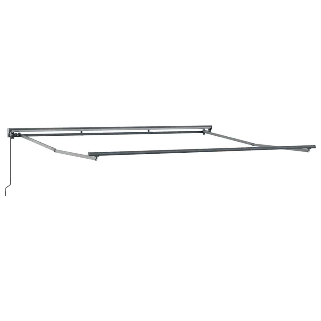 Vidaxl zijde frame antraciet 4 × 3 m poedercoating staal